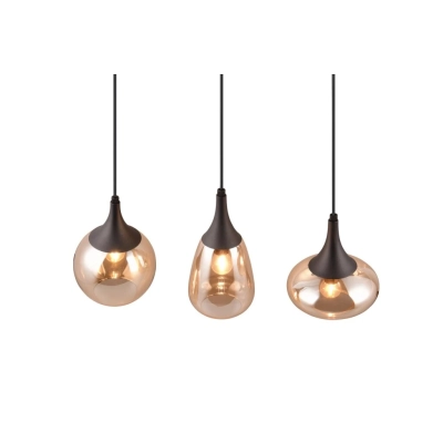 Lumina lampa wisząca 3xE14 czarna 317000313
