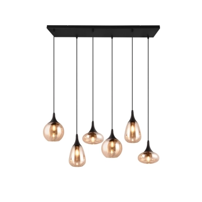 Lumina lampa wisząca 6xE14 czarna 317000613