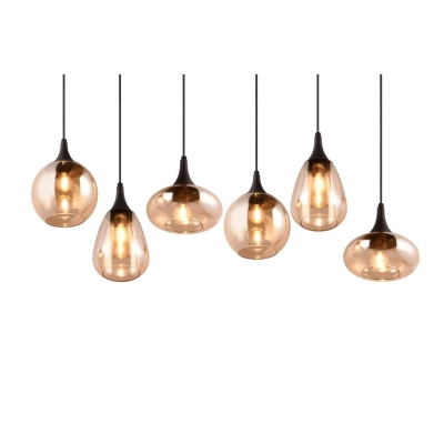 Lumina lampa wisząca 6xE14 czarna 317000613