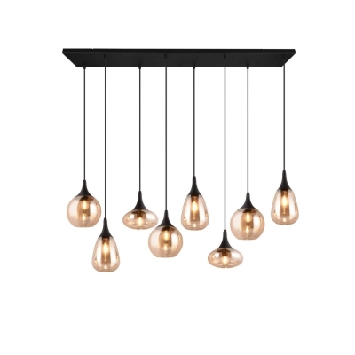 Lumina lampa wisząca 8xE14 czarna 317000813