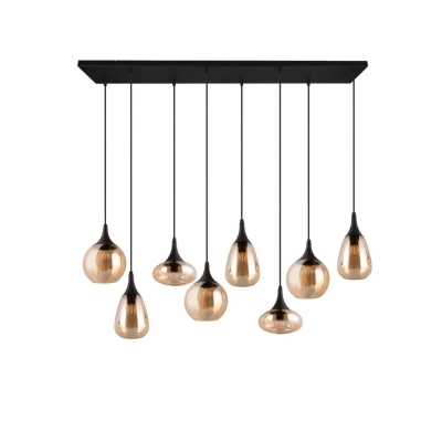 Lumina lampa wisząca 8xE14 czarna 317000813