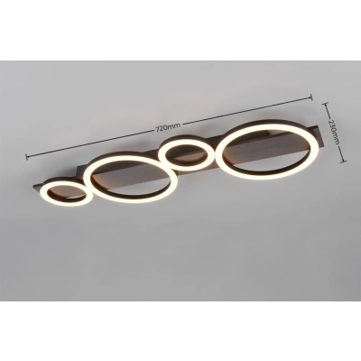 Lumos lampa sufitowa LED 26,5W 3100lm 3000K aluminium R64821109