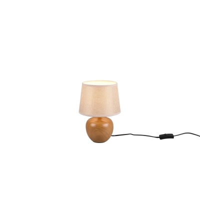 Luxor lampka stołowa 1xE14 drewno R50621035 TRIO lighting