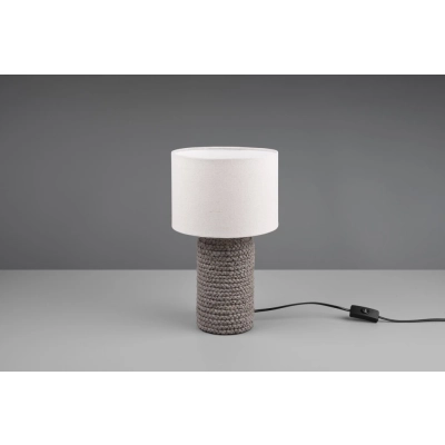 Mala lampka stołowa 1xE27 brązowa, beżowa R50941944
