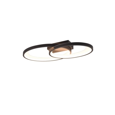 Malaga lampa sufitowa LED 25W 2900lm 3000K czarna, biała R64482134 TRIO lighting