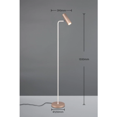Marley lampa podłogowa 1xGU10 brązowa 412400165
