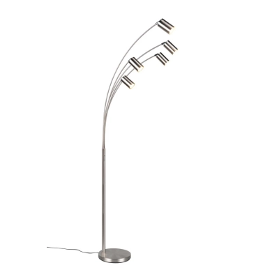 Marley lampa podłogowa 5xGU10 srebrna 412400507 TRIO lighting