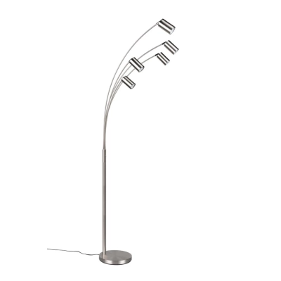 Marley lampa podłogowa 5xGU10 srebrna 412400507