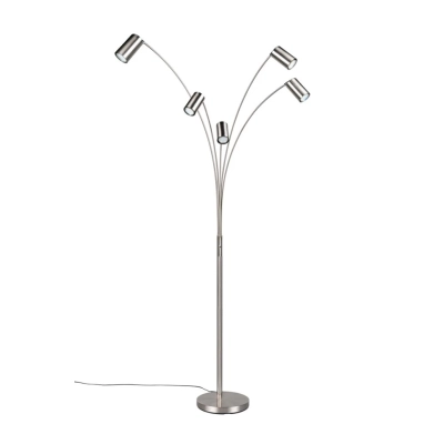 Marley lampa podłogowa 5xGU10 srebrna 412400507