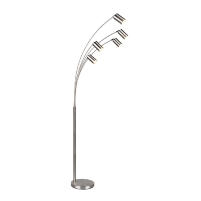 Marley lampa podłogowa 5xGU10 srebrna 412400507