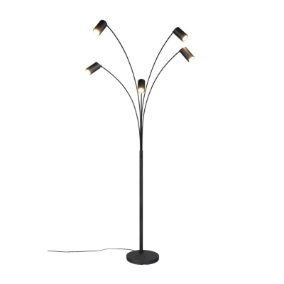 Marley lampa podłogowa 5xGU10 czarna 412400532