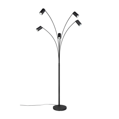 Marley lampa podłogowa 5xGU10 czarna 412400532