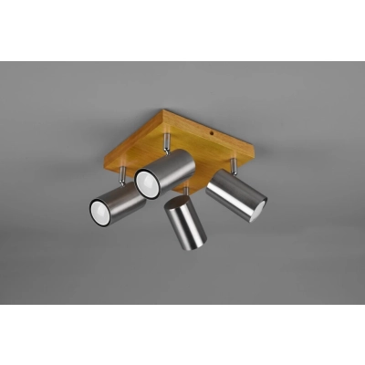 Marley lampa sufitowa 4xGU10 srebrna 812400407