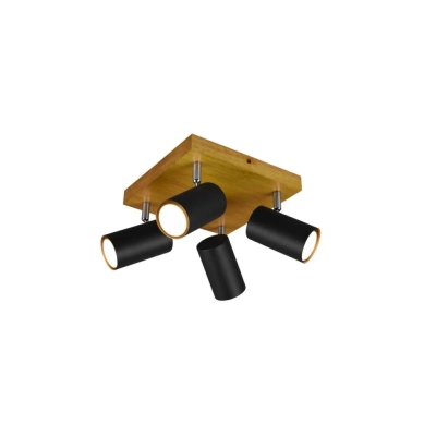 Marley lampa sufitowa 4xGU10 czarna 812400432 TRIO lighting
