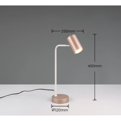 Marley lampka stołowa 1xGU10 brązowa 512400165