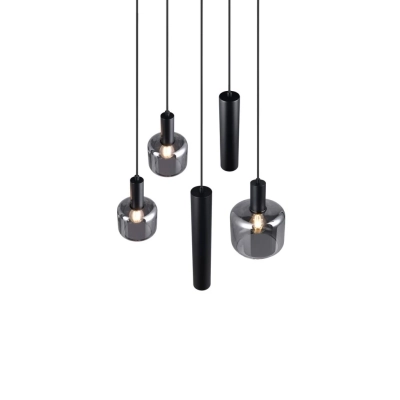 Mataro lampa wisząca 1xE27 czarna 364130532