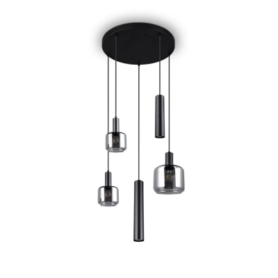 Mataro lampa wisząca 1xE27 czarna 364130532