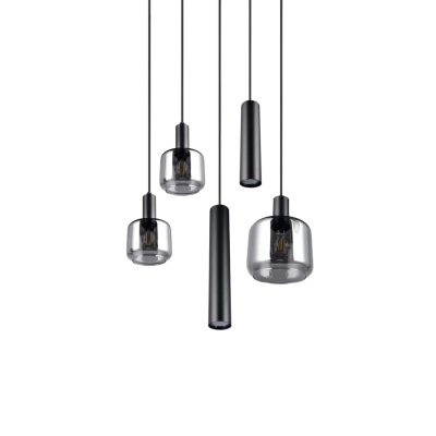 Mataro lampa wisząca 1xE27 czarna 364130532