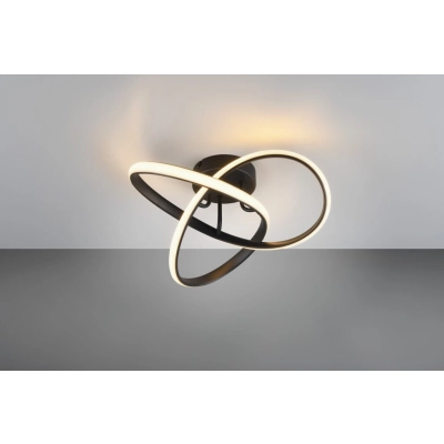 Meo lampa sufitowa LED 15W 1800lm 3000K czarna R62101132