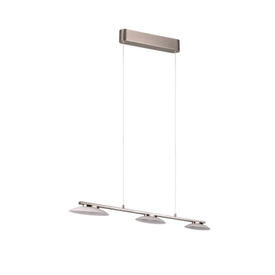 Merton lampa wisząca LED 3x9W 3x950lm 3000K srebrna 343610307