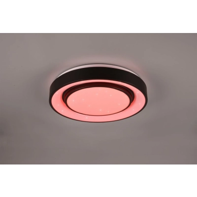 Mona lampa sufitowa LED 20W 2400lm 3000K-6000K czarna R65041032