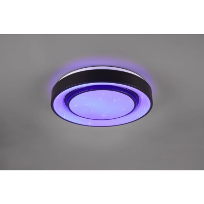 Mona lampa sufitowa LED 20W 2400lm 3000K-6000K czarna R65041032