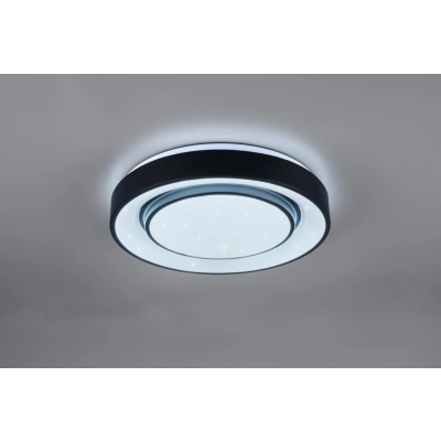 Mona lampa sufitowa LED 20W 2400lm 3000K-6000K czarna R65041032
