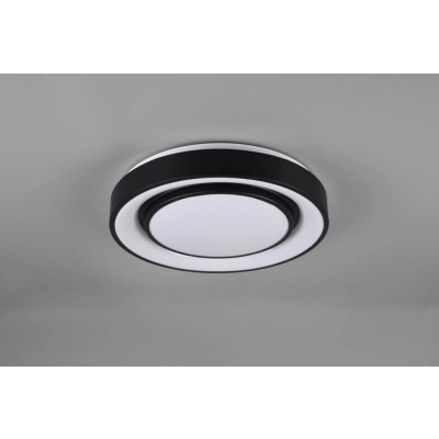 Mona lampa sufitowa LED 20W 2400lm 3000K-6000K czarna R65041032