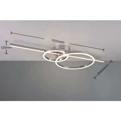 Montilla lampa sufitowa LED 54W 6300lm 2700K-6000K srebrna 643010306