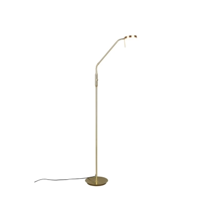 Monza lampa podłogowa LED 12W 1400lm 2300K, 3000K, 4000K złota 423310108 TRIO lighting