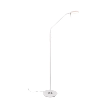Monza lampa podłogowa LED 12W 1400lm 2300K, 3000K, 4000K biała 423310131 TRIO lighting