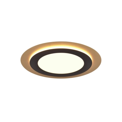 Morgan lampa sufitowa LED 42W 5600lm 2700K-6500K czarna, złota 641519280 TRIO lighting