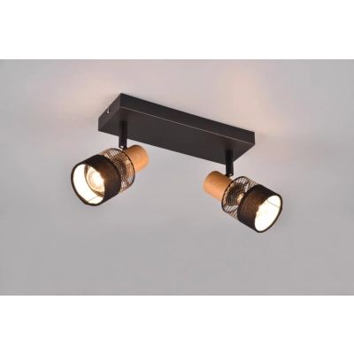Nandini lampa sufitowa 2xE14 czarna 811700232