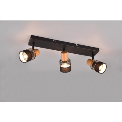 Nandini lampa sufitowa 3xE14 czarna 811700332