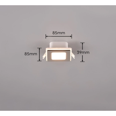 Nimbus lampa sufitowa LED 5W 450lm 3000K srebrna 653410106