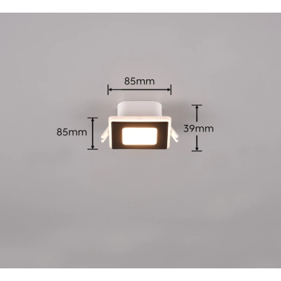 Nimbus lampa sufitowa LED 5W 450lm 3000K czarna 653410132