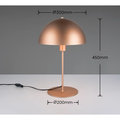 Nola lampka stołowa 1xE27 brązowa 506290165