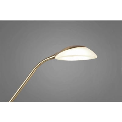 Orson lampa podłogowa LED 27W 2700lm, LED 4,5W 450lm 3000K złota, biała R40073508