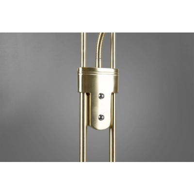 Orson lampa podłogowa LED 27W 2700lm, LED 4,5W 450lm 3000K złota, biała R40073508