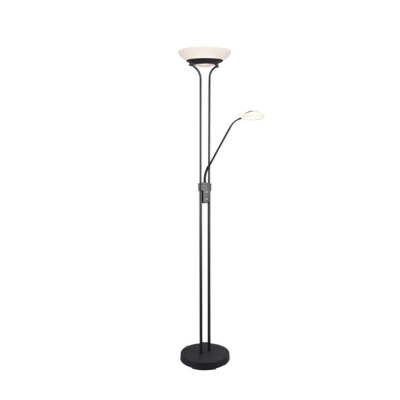 Orson lampa podłogowa LED 27W 2700lm, LED 4,5W 450lm 3000K czarna, biała R40073532 TRIO lighting