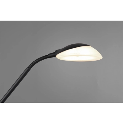 Orson lampa podłogowa LED 27W 2700lm, LED 4,5W 450lm 3000K czarna, biała R40073532