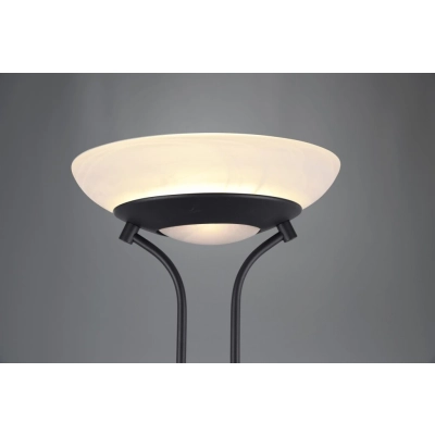Orson lampa podłogowa LED 27W 2700lm, LED 4,5W 450lm 3000K czarna, biała R40073532