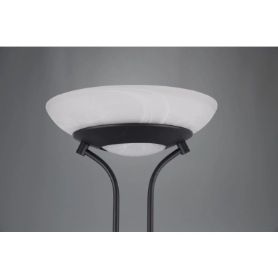 Orson lampa podłogowa LED 27W 2700lm, LED 4,5W 450lm 3000K czarna, biała R40073532