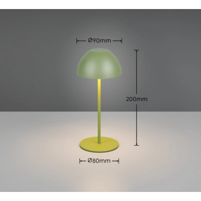 Ortiz lampka stołowa LED 2W 150lm 3000K zielona R55601115