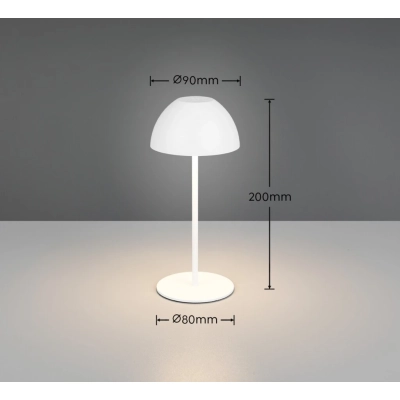Ortiz lampka stołowa LED 2W 150lm 3000K biała R55601131
