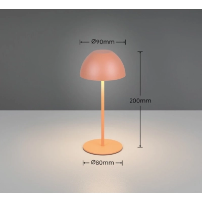 Ortiz lampka stołowa LED 2W 150lm 3000K brązowa R55601140