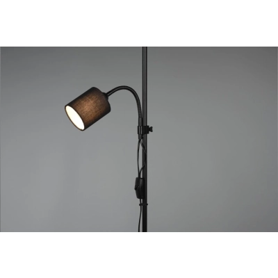 Owen lampa podłogowa 1xE27, 1xE14 czarna R40192002