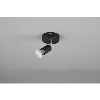 Paris lampa sufitowa 1xGU10 czarna R80911032