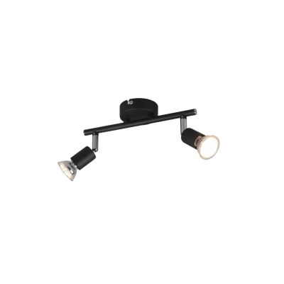 Paris lampa sufitowa 2xGU10 czarna R80912032 TRIO lighting