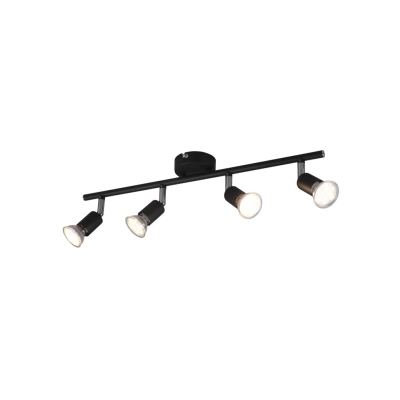 Paris lampa sufitowa 4xGU10 czarna R80914032 TRIO lighting